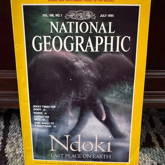 National Geographic Complete 1995 Issues with Maps - Picture 8 of 13